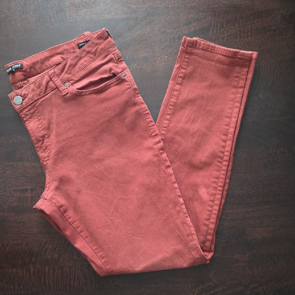 DEAR JOHN Women's Terracotta Skinny Jeans